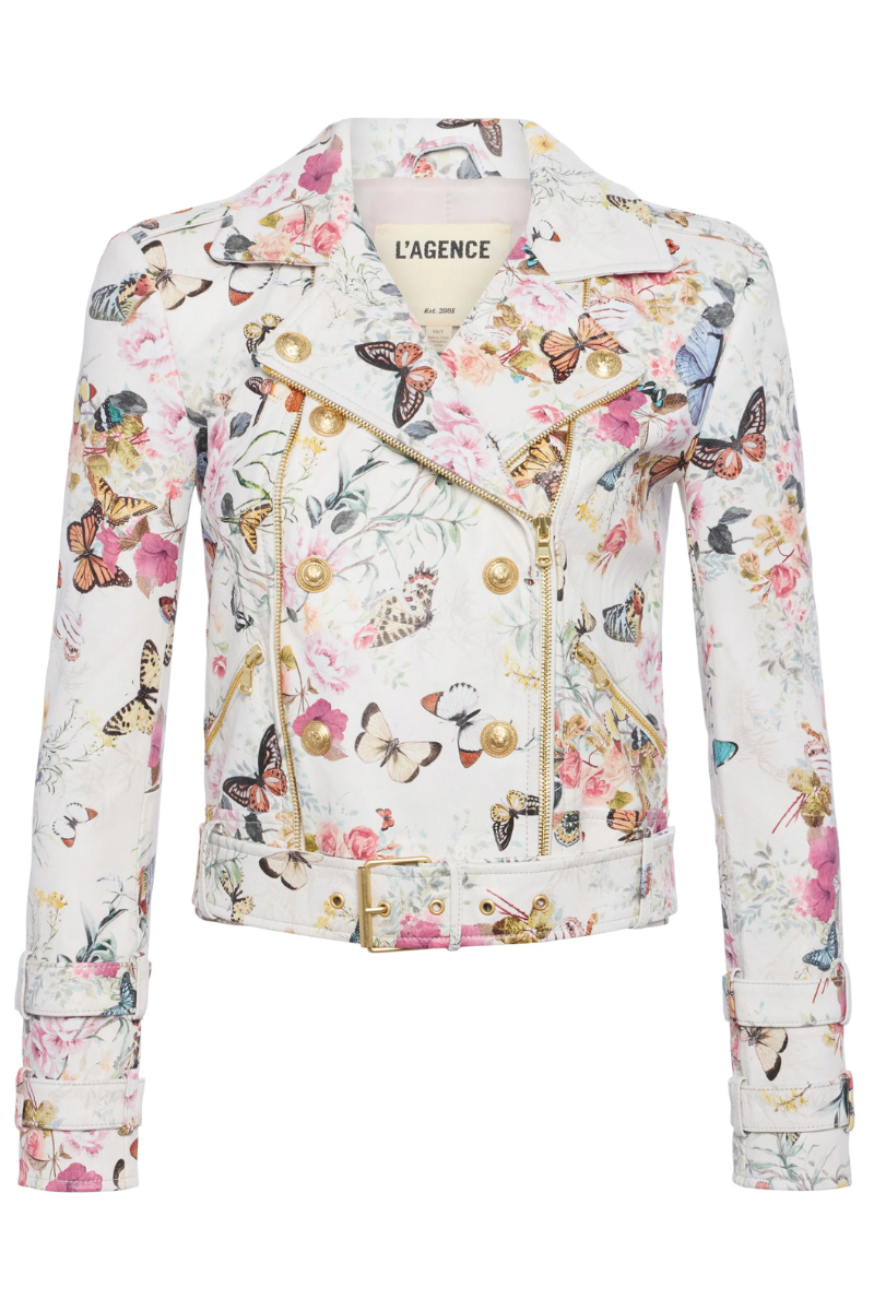 Billie Belted Leather Jacket-L'AGENCE-Boyds Philadelphia