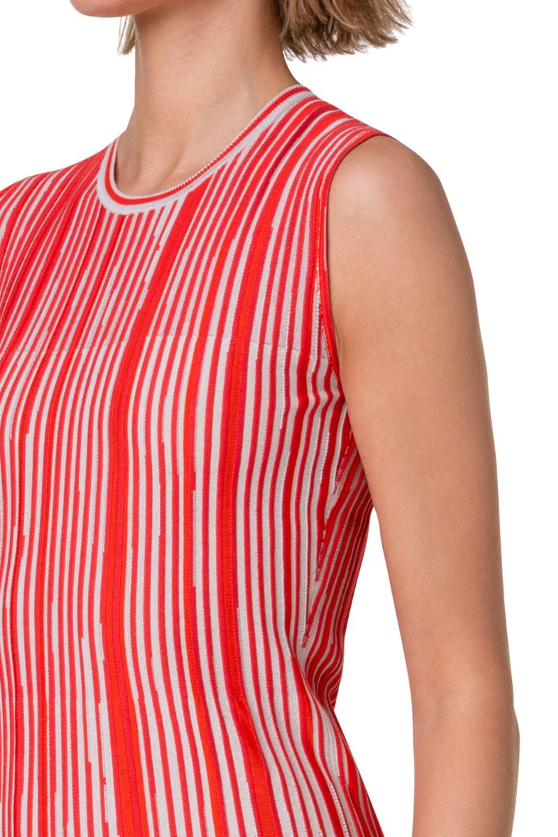 Striped Knit Midi Dress-Akris-Boyds Philadelphia