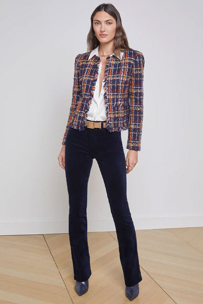 Angelina Tweed Blazer-L'AGENCE-Boyds Philadelphia