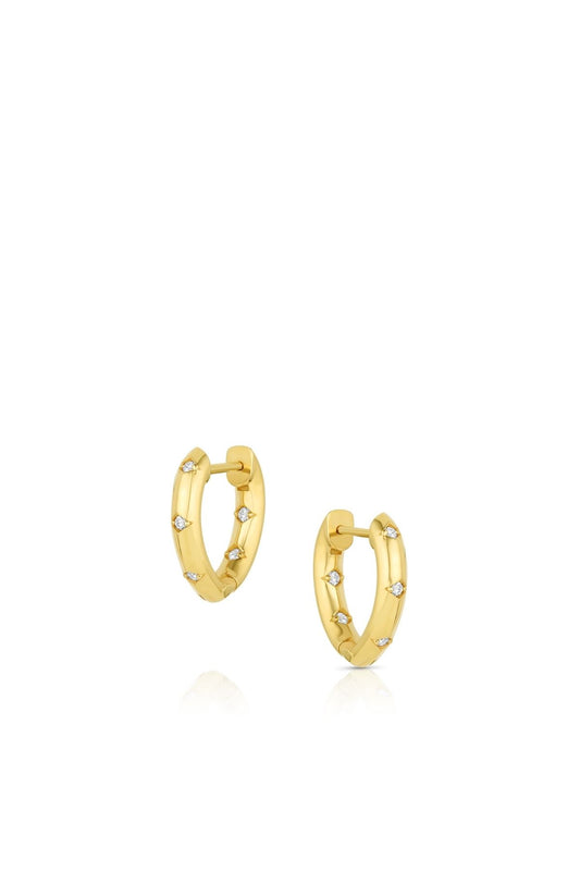 Hilma Diamond Hoops 17mm-12th HOUSE-Boyds Philadelphia