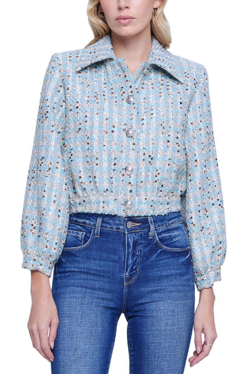 Bridges Tweed Jacket-L'AGENCE-Boyds Philadelphia