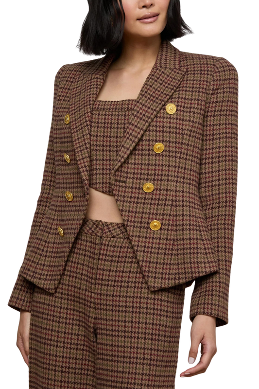 Bethany Houndstooth Blazer-L'AGENCE-Boyds Philadelphia
