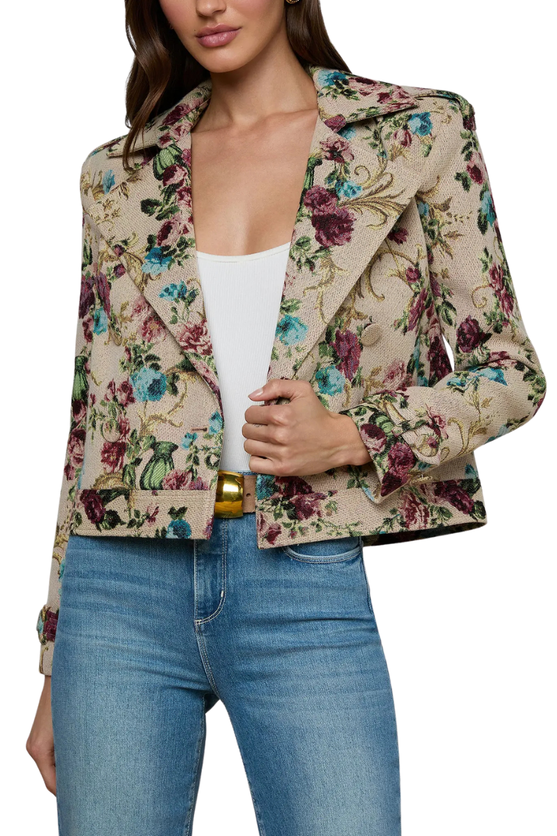 Xoey Cropped Trench Coat-L'AGENCE-Boyds Philadelphia