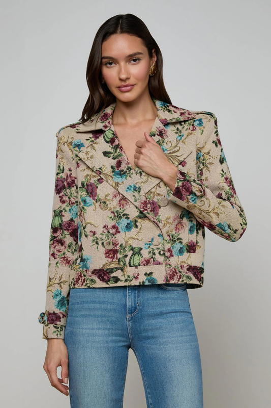 Xoey Cropped Trench Coat-L'AGENCE-Boyds Philadelphia