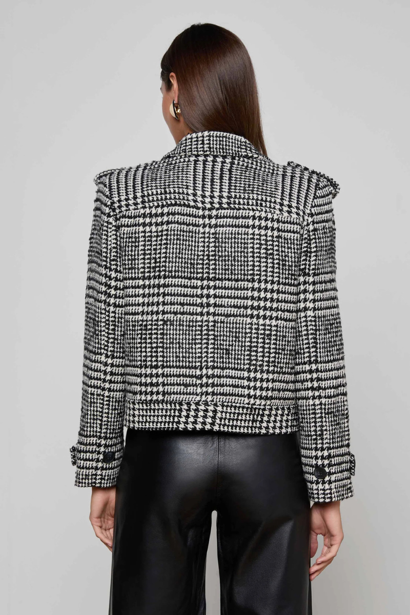 Xoey Cropped Trench Coat-L'AGENCE-Boyds Philadelphia