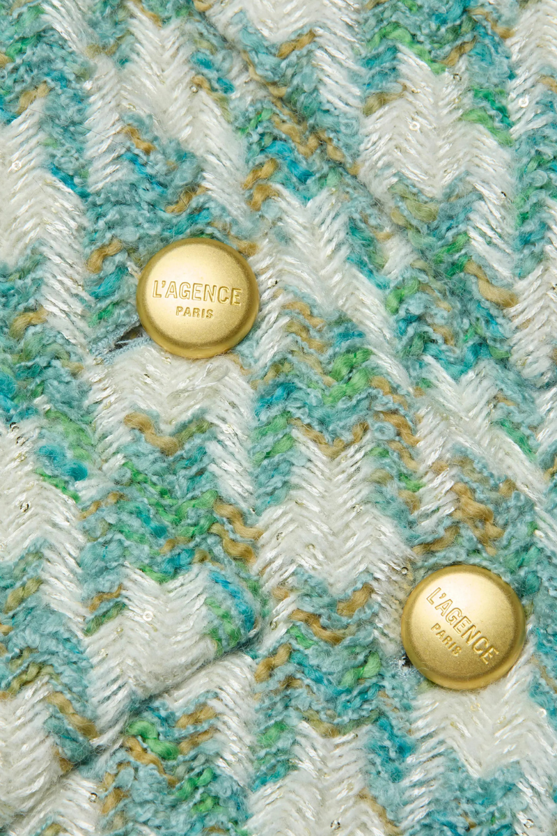 Jia Houndstooth Tweed Jacket-L'AGENCE-Boyds Philadelphia