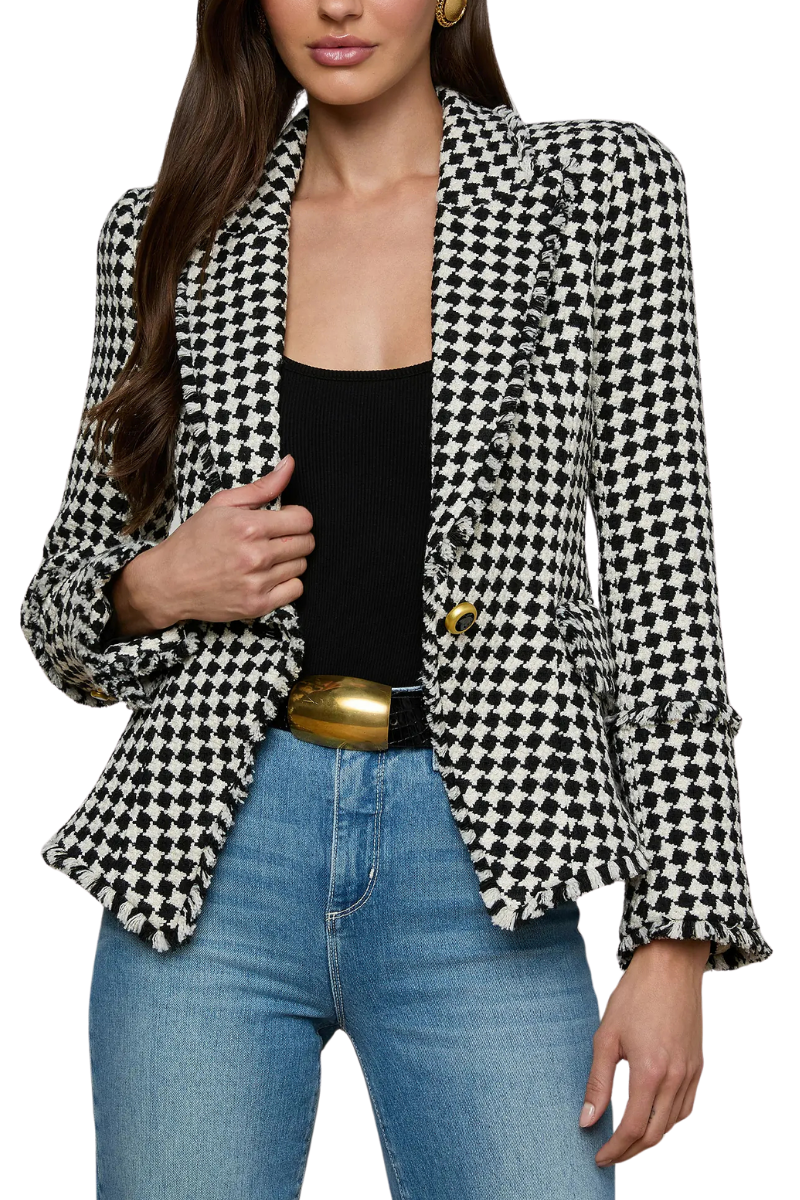 Kaisley Tweed Blazer-L'AGENCE-Boyds Philadelphia