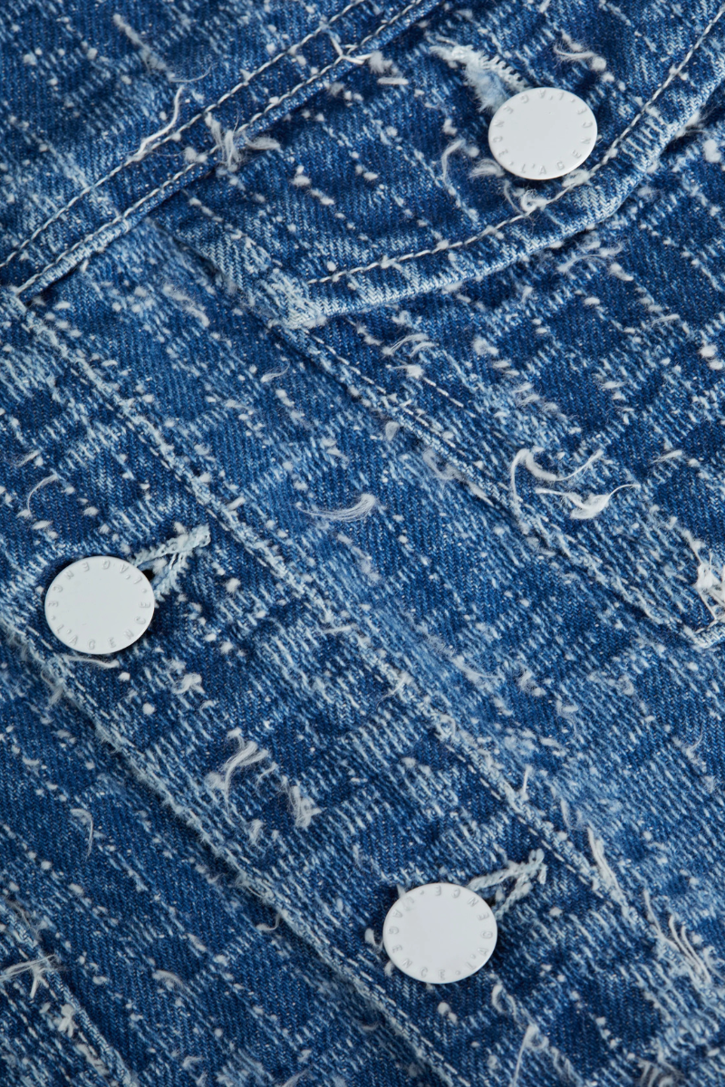 Koda Cropped Denim Jacket-L'AGENCE-Boyds Philadelphia