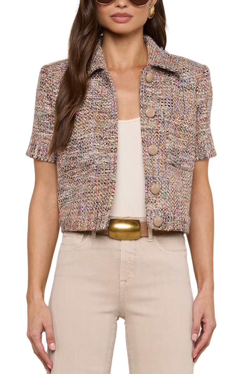 Chita Tweed Jacket-L'AGENCE-Boyds Philadelphia