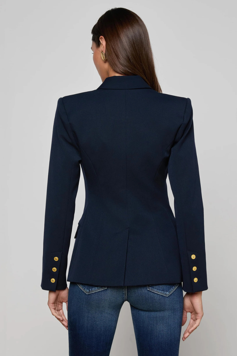 Kyomi Double-Breasted Blazer by L'AGENCE Kyomi Double-Breasted Blazer by L'AGENCE