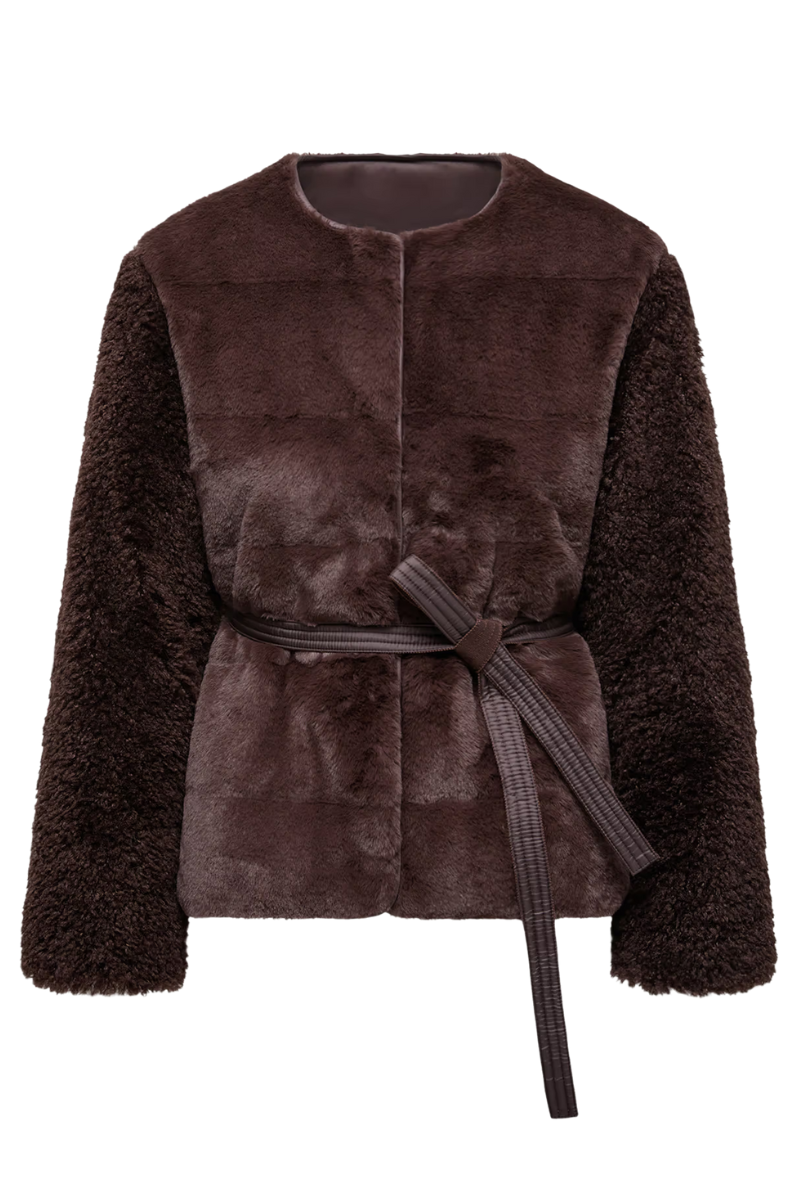 Jouillat Faux Fur & Teddy Jacket-Moncler-Boyds Philadelphia