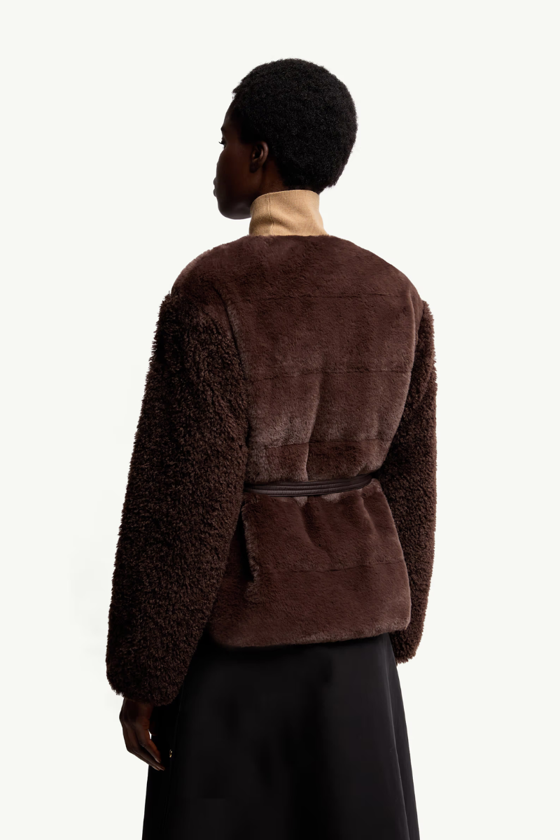 Jouillat Faux Fur & Teddy Jacket-Moncler-Boyds Philadelphia