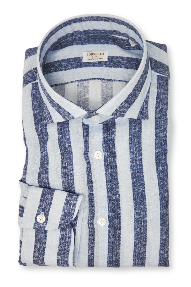 Wide Chalk Stripe Shirt-Borriello-Boyds Philadelphia