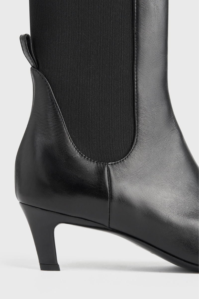 Leather Mid-Heel Boots-TOTEME-Boyds Philadelphia