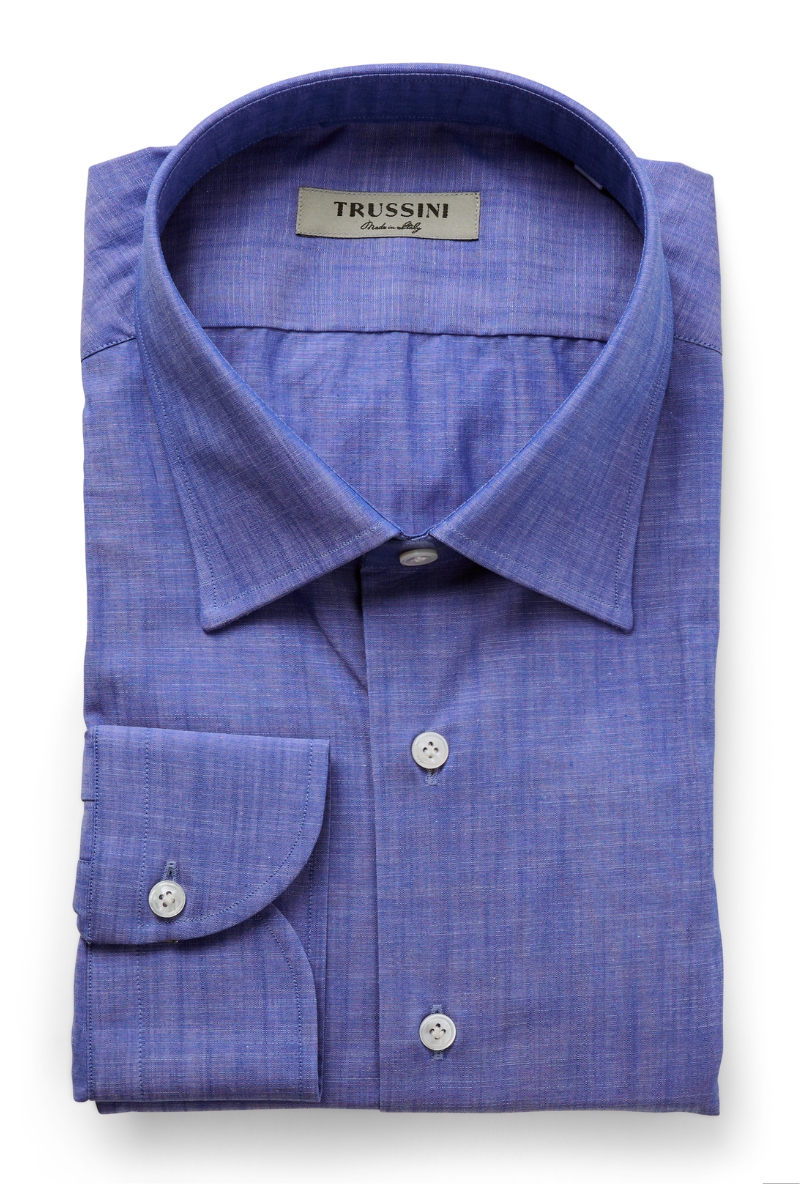 Blue Sport Shirt-Trussini-Boyds Philadelphia