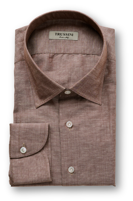 Brown Sport Shirt-Trussini-Boyds Philadelphia