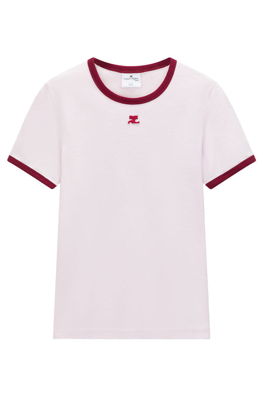 Bumpy Contrast T-Shirt-Courrèges-Boyds Philadelphia