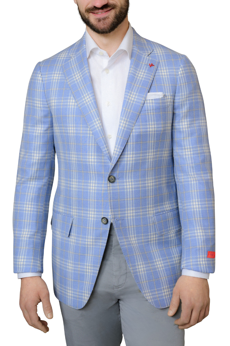 Plaid Sport Jacket-ISAIA-Boyds Philadelphia