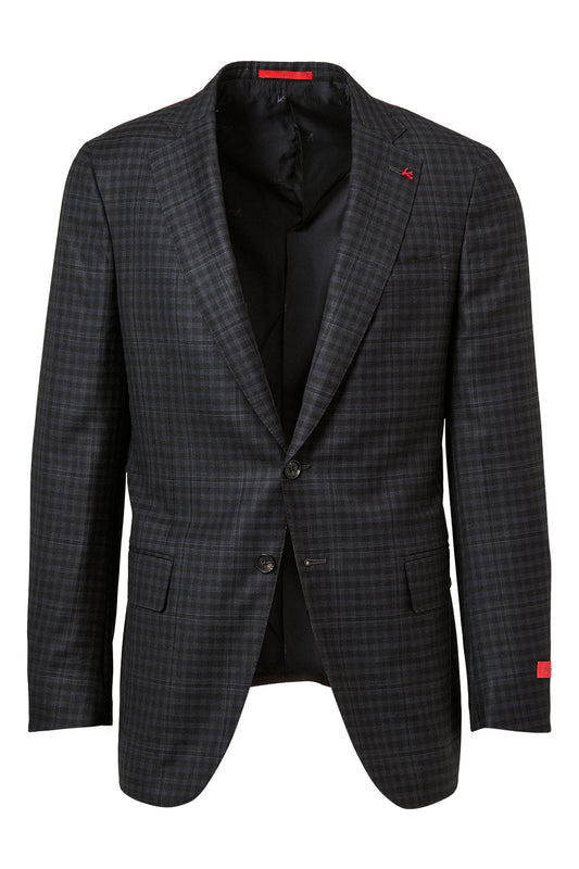 Black Plaid Greogrio Sport Jacket