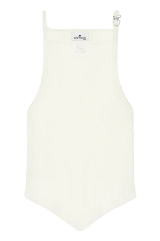 Pointy Buckle Rib Top-Courrèges-Boyds Philadelphia