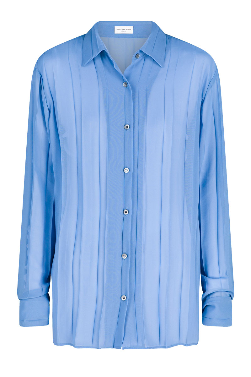 Clavelly Pleats Shirt-Dries Van Noten-Boyds Philadelphia