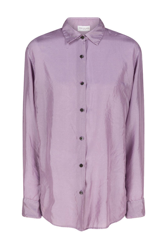 Clavelly Pongee Shirt-Dries Van Noten-Boyds Philadelphia