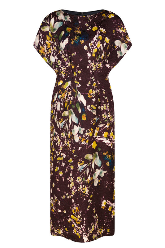 Dezos Bleached Floral Dress-Dries Van Noten-Boyds Philadelphia