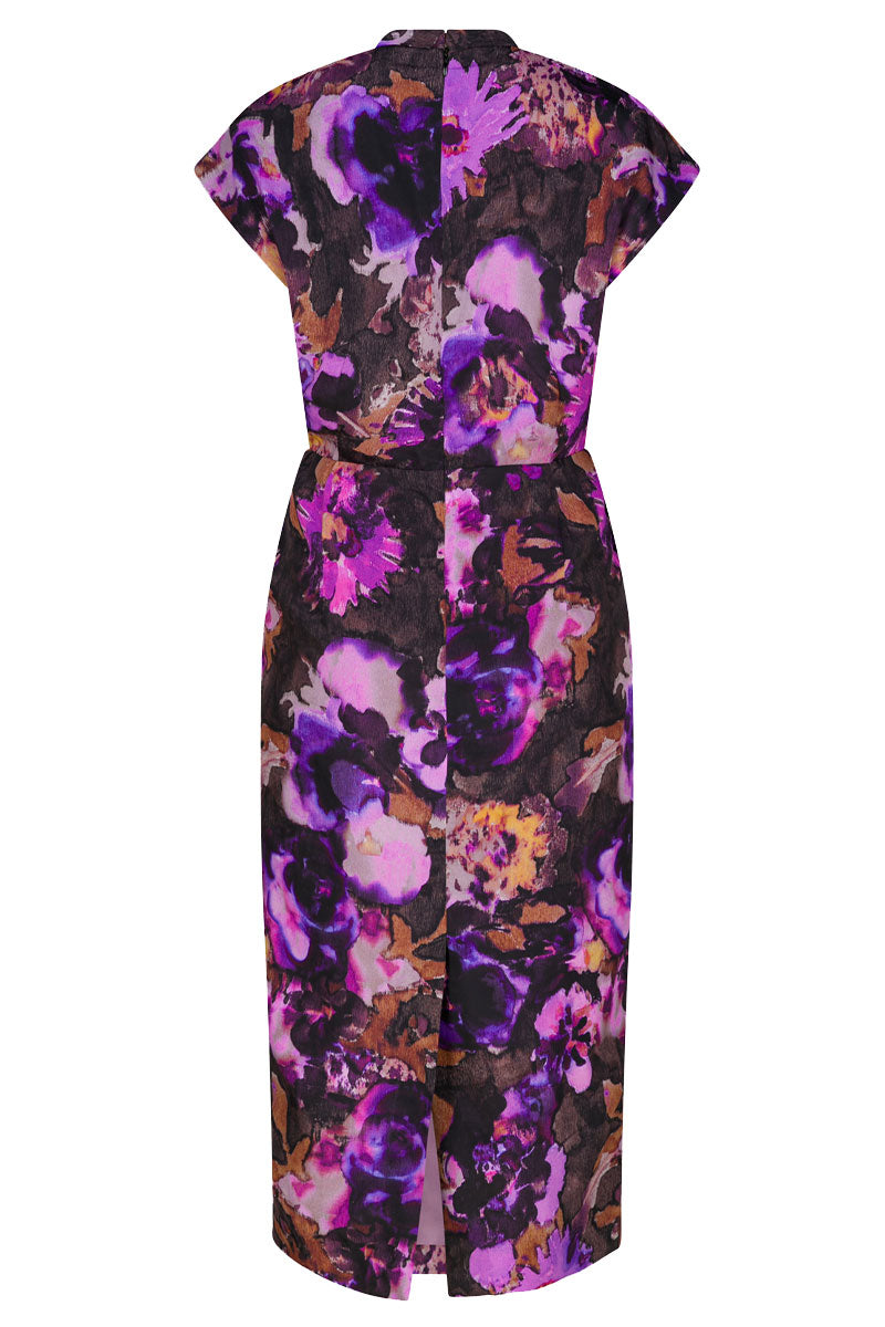 Dormos Ink Flower Dress-Dries Van Noten-Boyds Philadelphia