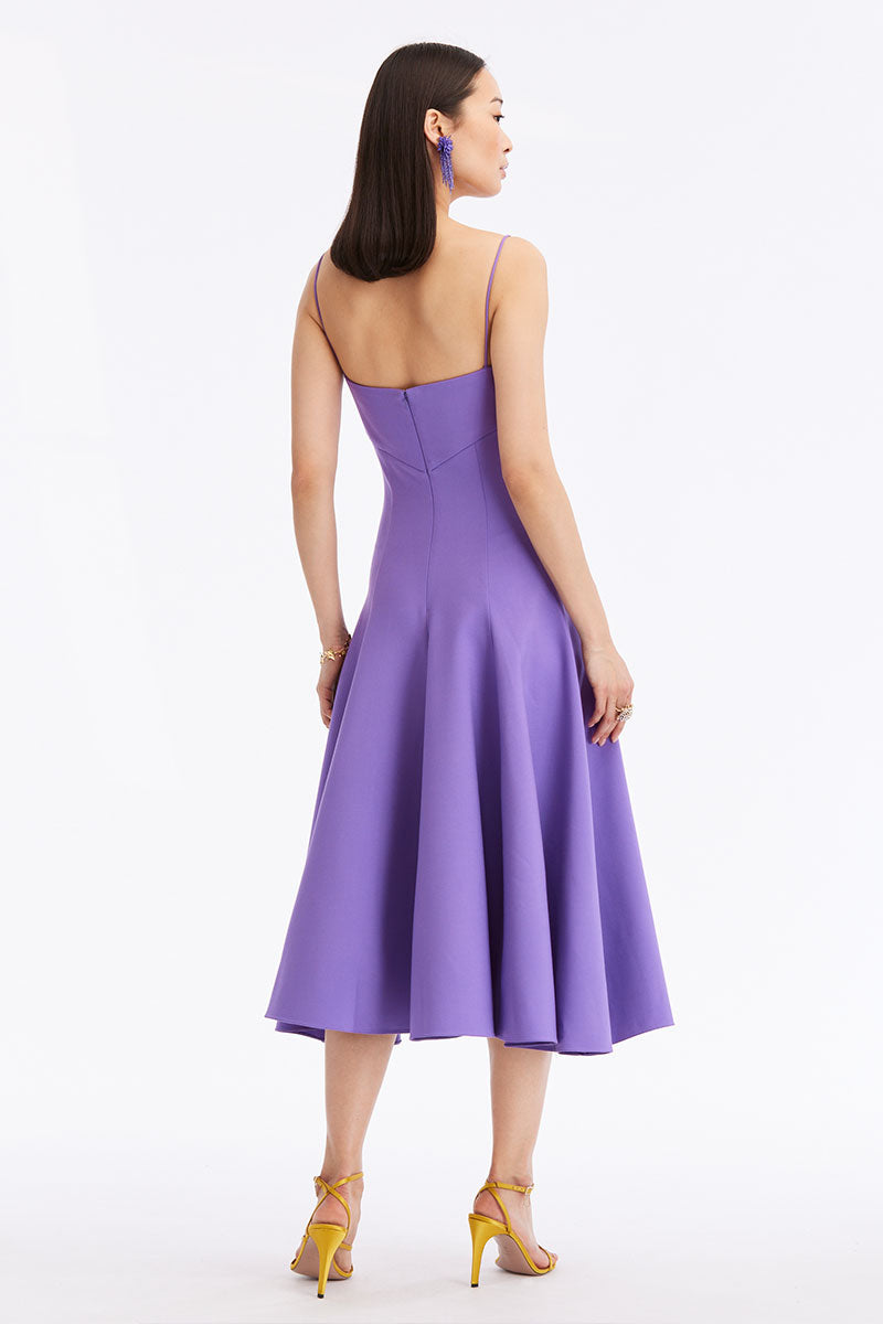 Cowl Neck Midi Dress-Oscar de la Renta-Boyds Philadelphia