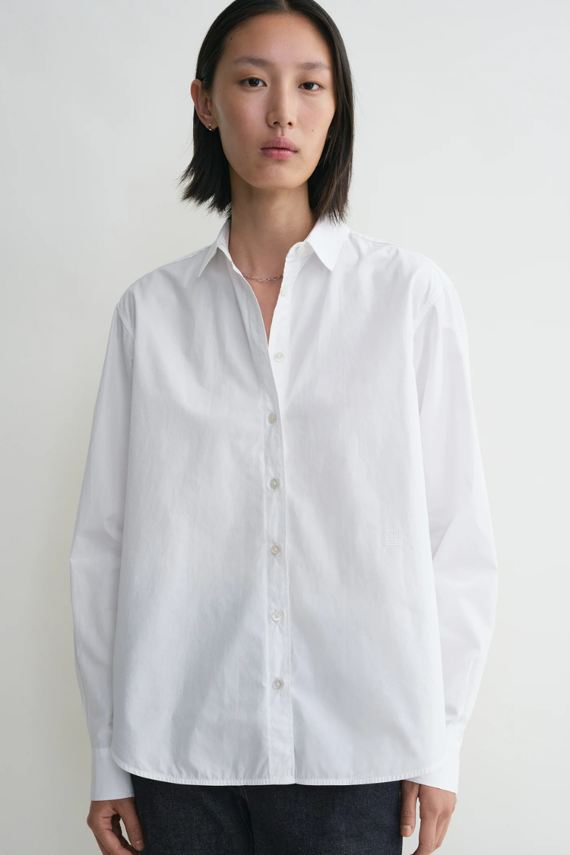 Signature Cotton Shirt-TOTEME-Boyds Philadelphia