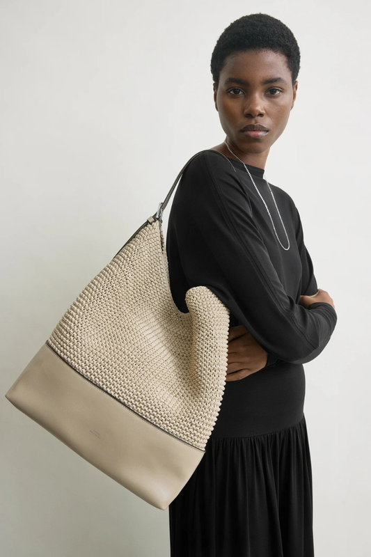 Belted Woven Leather Tote-TOTEME-Boyds Philadelphia