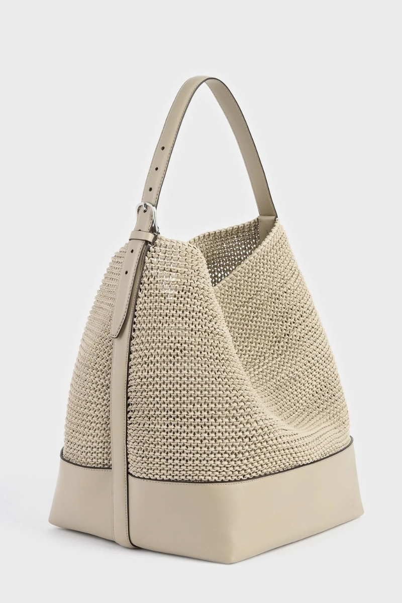 Belted Woven Leather Tote-TOTEME-Boyds Philadelphia