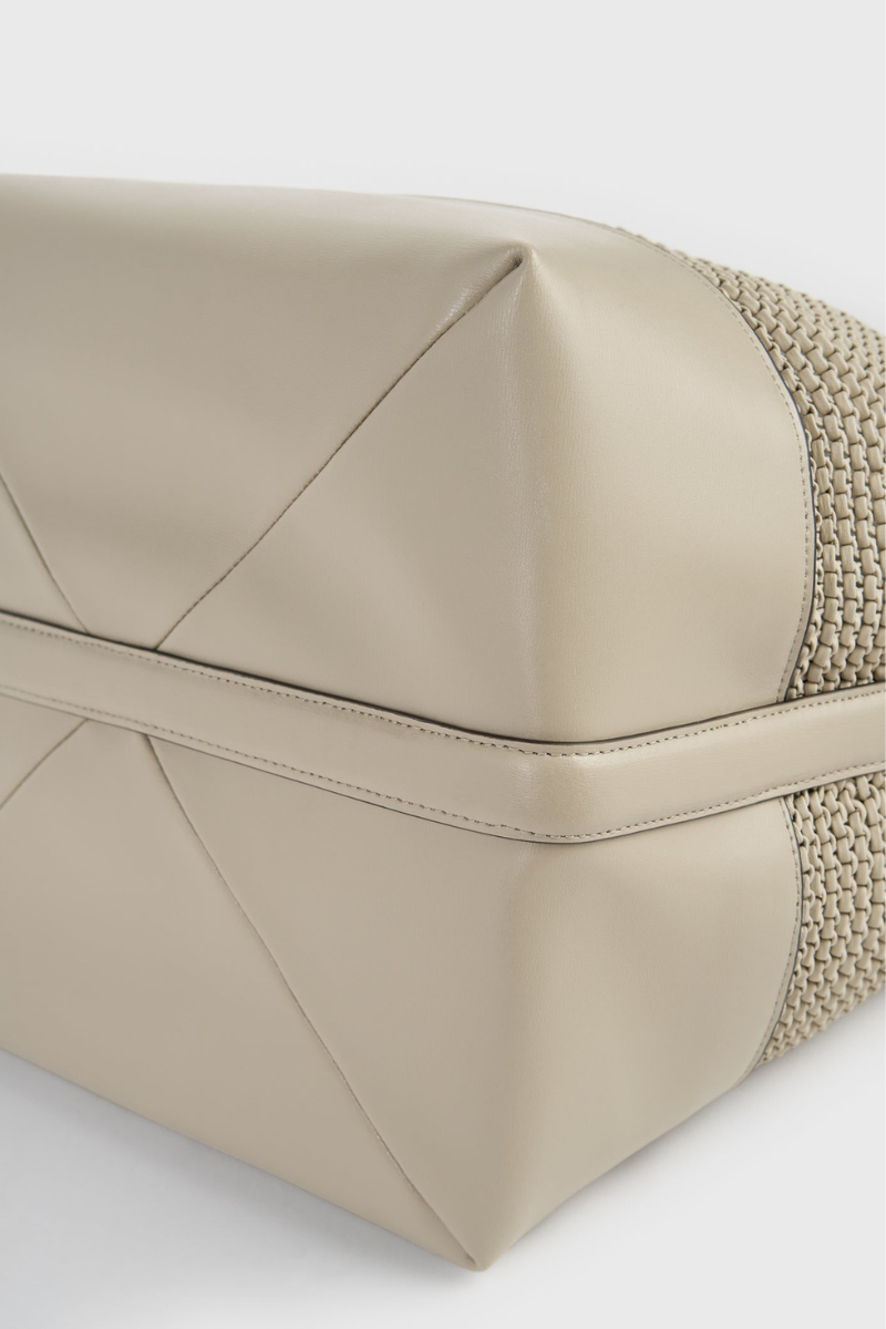Belted Woven Leather Tote-TOTEME-Boyds Philadelphia