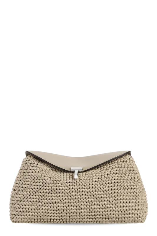 T-Lock Woven Leather Clutch-TOTEME-Boyds Philadelphia