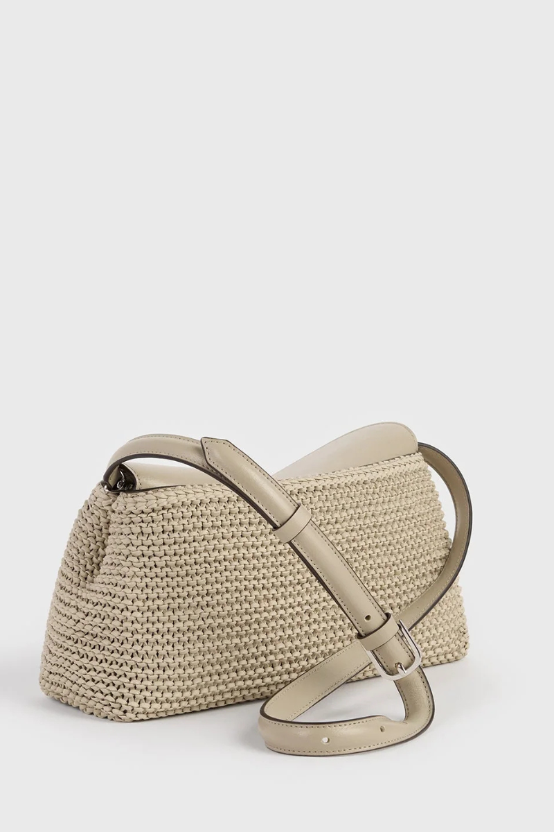 T-Lock Woven Leather Clutch-TOTEME-Boyds Philadelphia