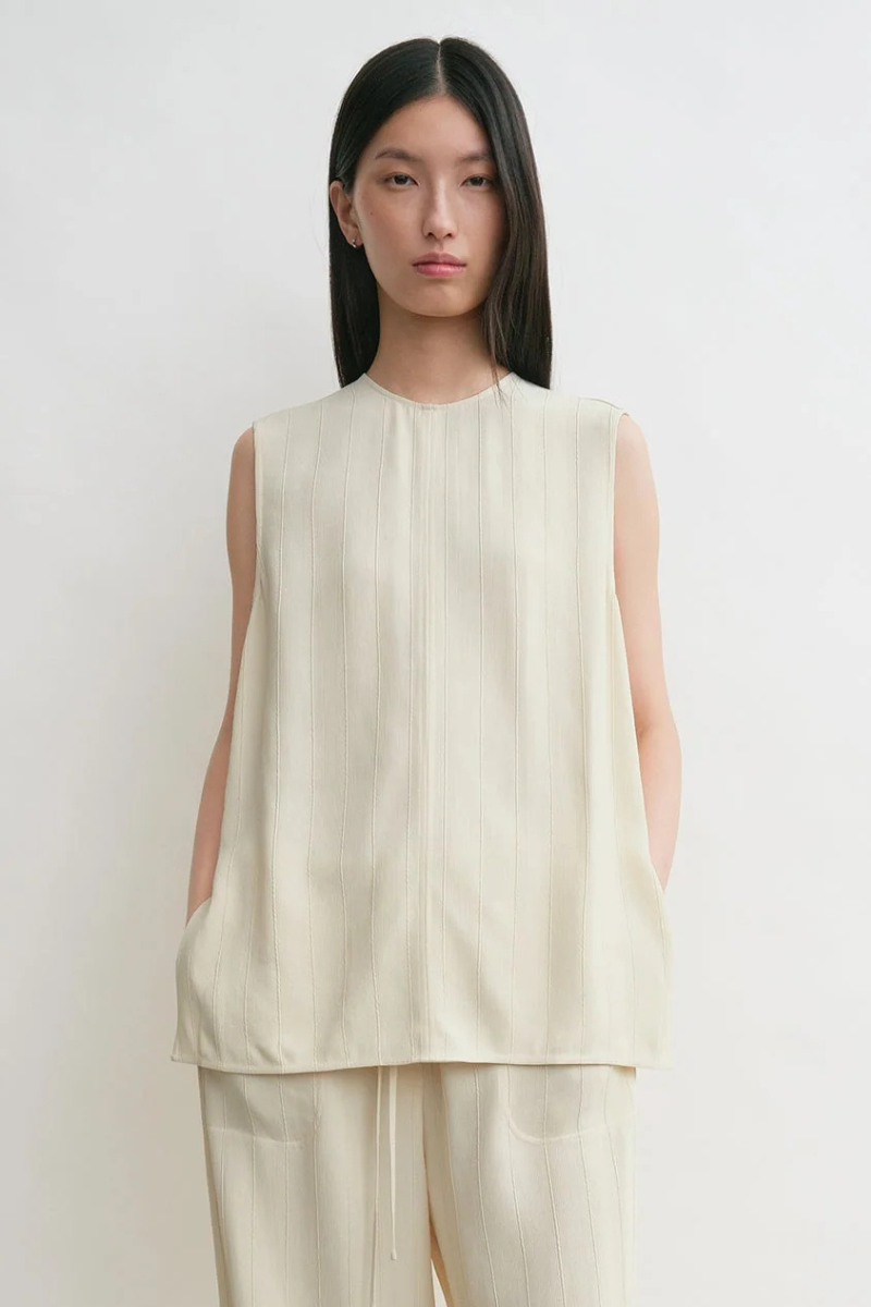 Woven Stripe Top-TOTEME-Boyds Philadelphia