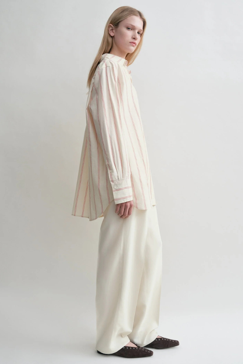 Relaxed Striped Shirt-TOTEME-Boyds Philadelphia