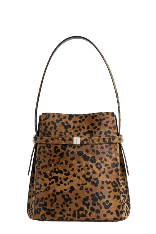 Belted Pony Hair Bucket Bag-TOTEME-Boyds Philadelphia