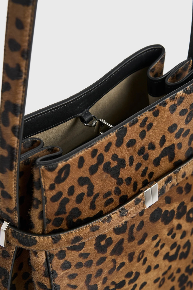 Belted Pony Hair Bucket Bag-TOTEME-Boyds Philadelphia