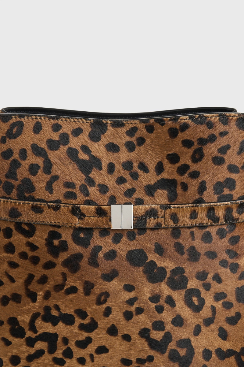 Belted Pony Hair Bucket Bag-TOTEME-Boyds Philadelphia