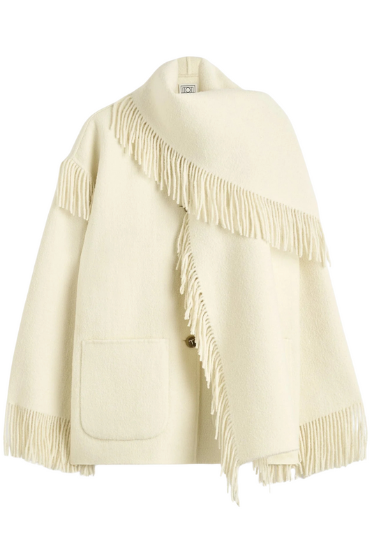 Fringed Scarf Jacket