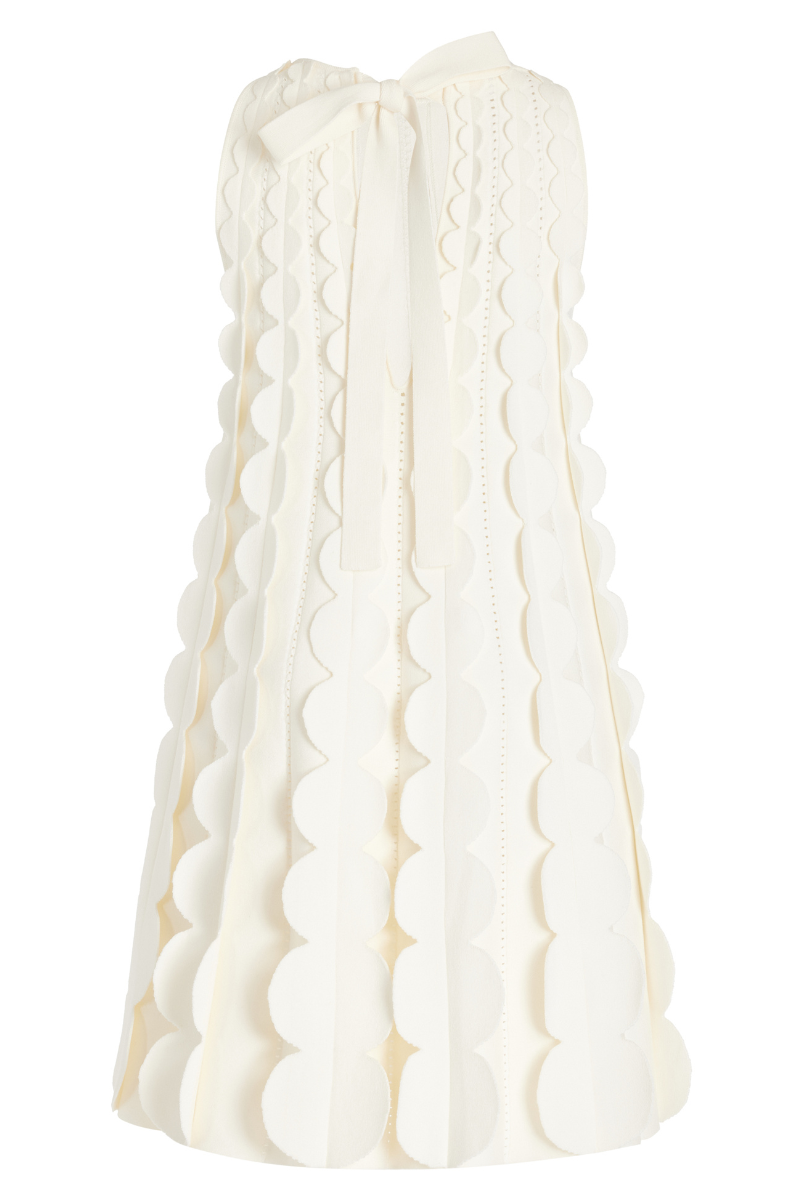 3D Circle Trapeze Dress-Oscar de la Renta-Boyds Philadelphia