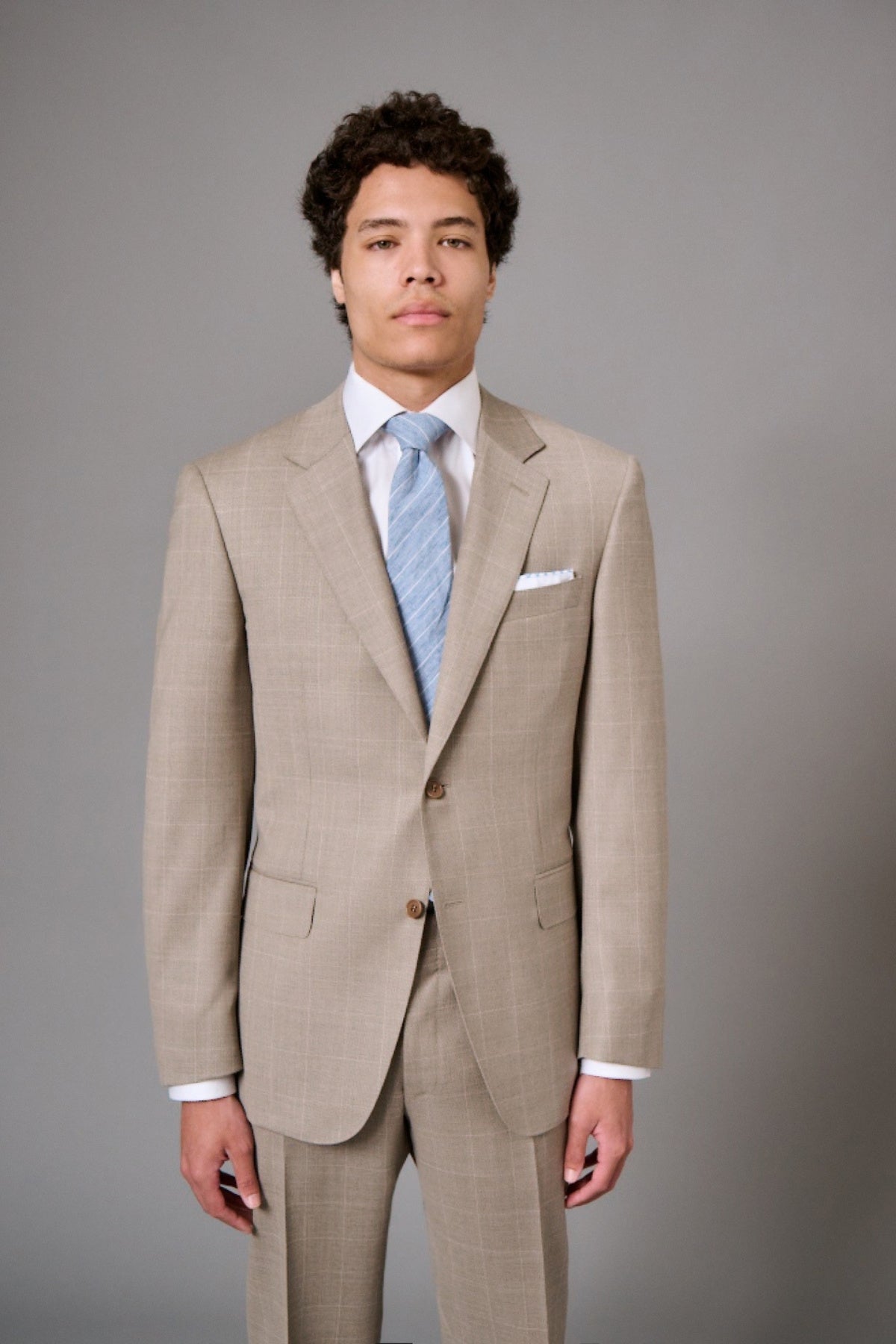 Tonal Windowpane Suit-Canali-Boyds Philadelphia