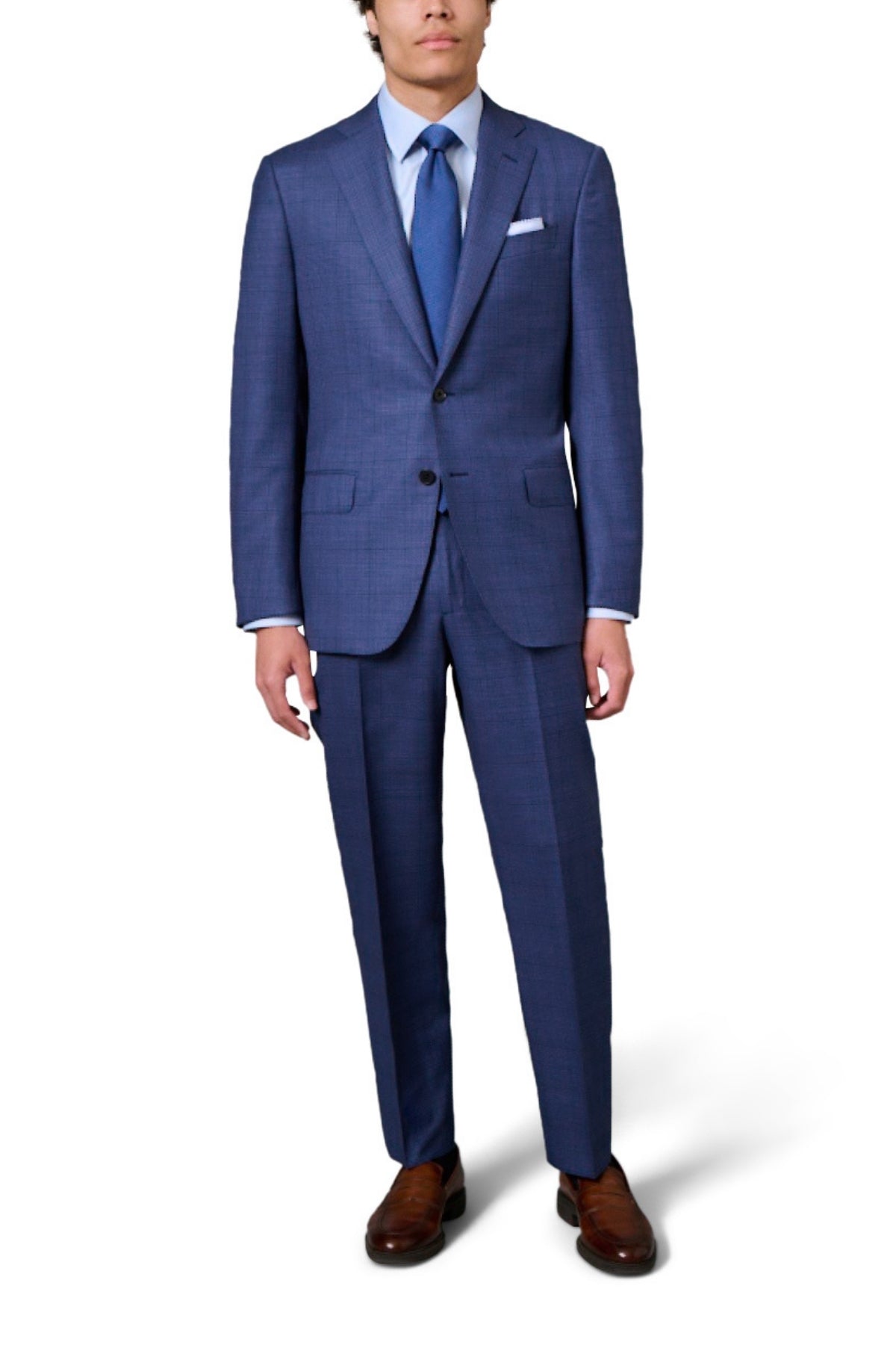 Blue Glen Check Suit-Scuderi-Boyds Philadelphia