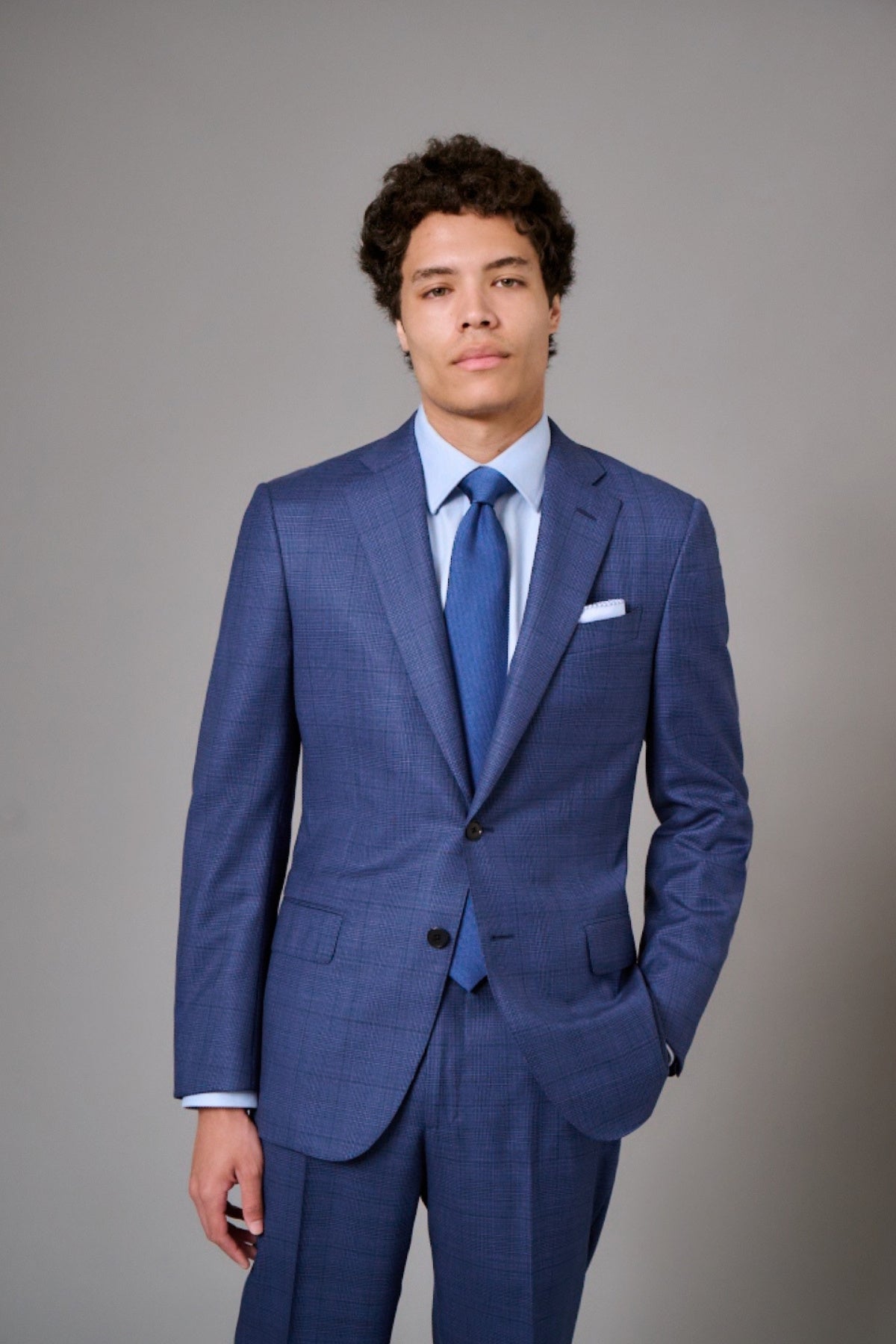 Blue Glen Check Suit-Scuderi-Boyds Philadelphia