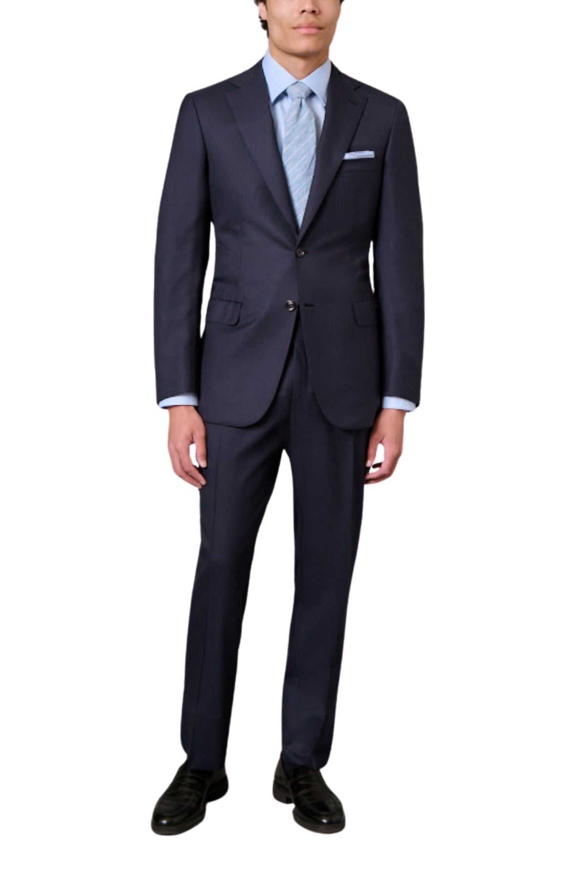 Navy Glen Check Suit-Brioni-Boyds Philadelphia