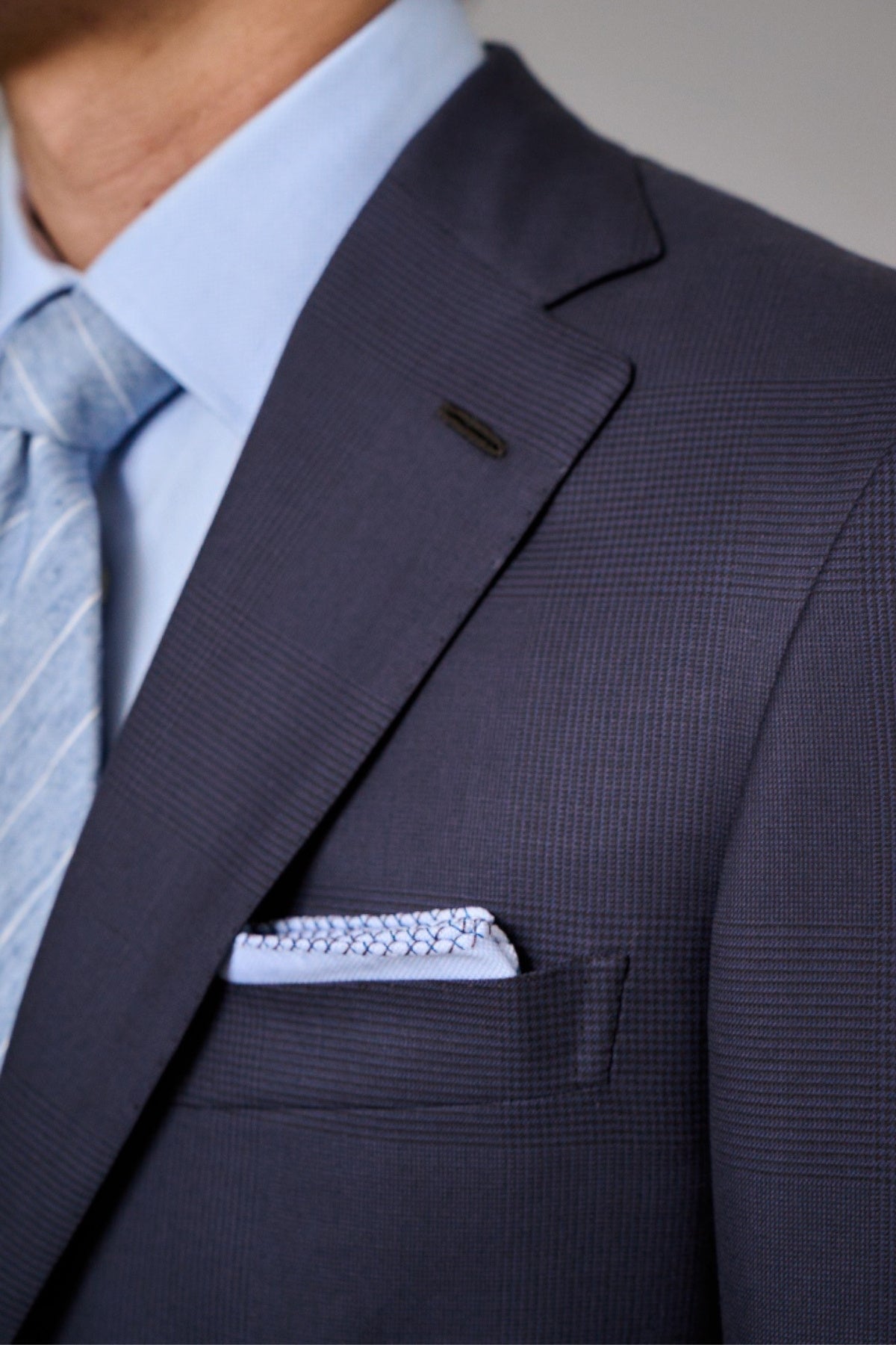 Navy Glen Check Suit-Brioni-Boyds Philadelphia
