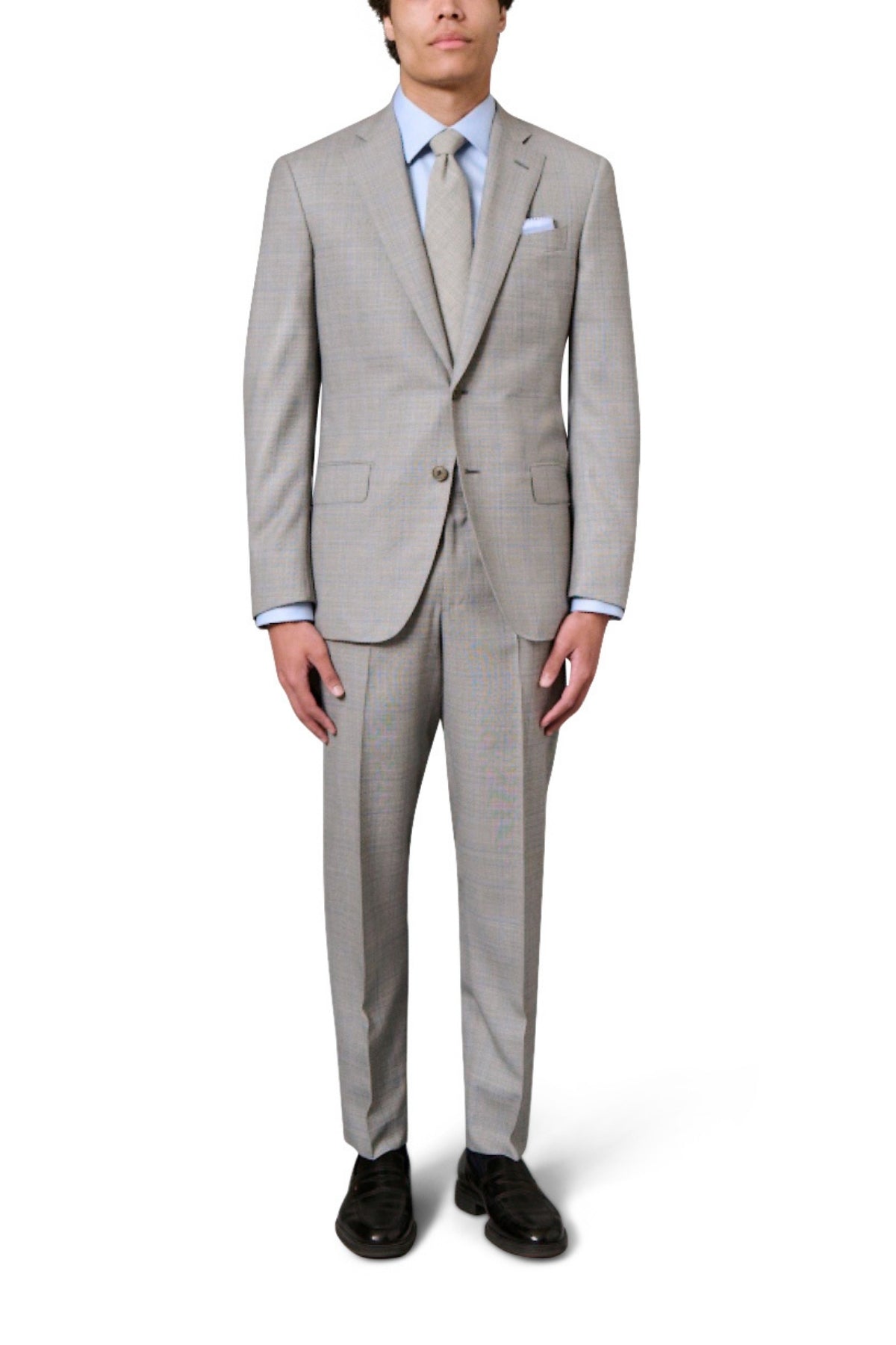 Grey Windowpane Suit-Scuderi-Boyds Philadelphia