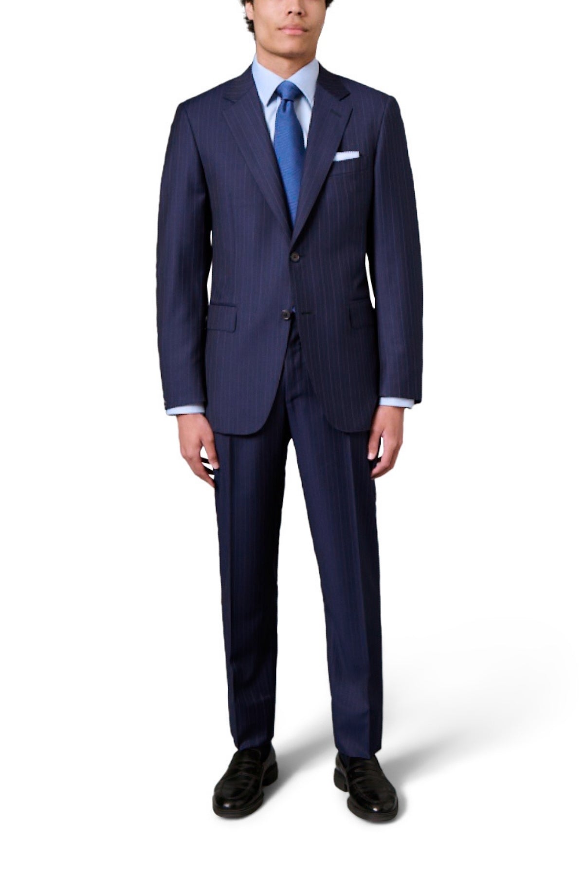 Navy Stripe Suit-Canali-Boyds Philadelphia