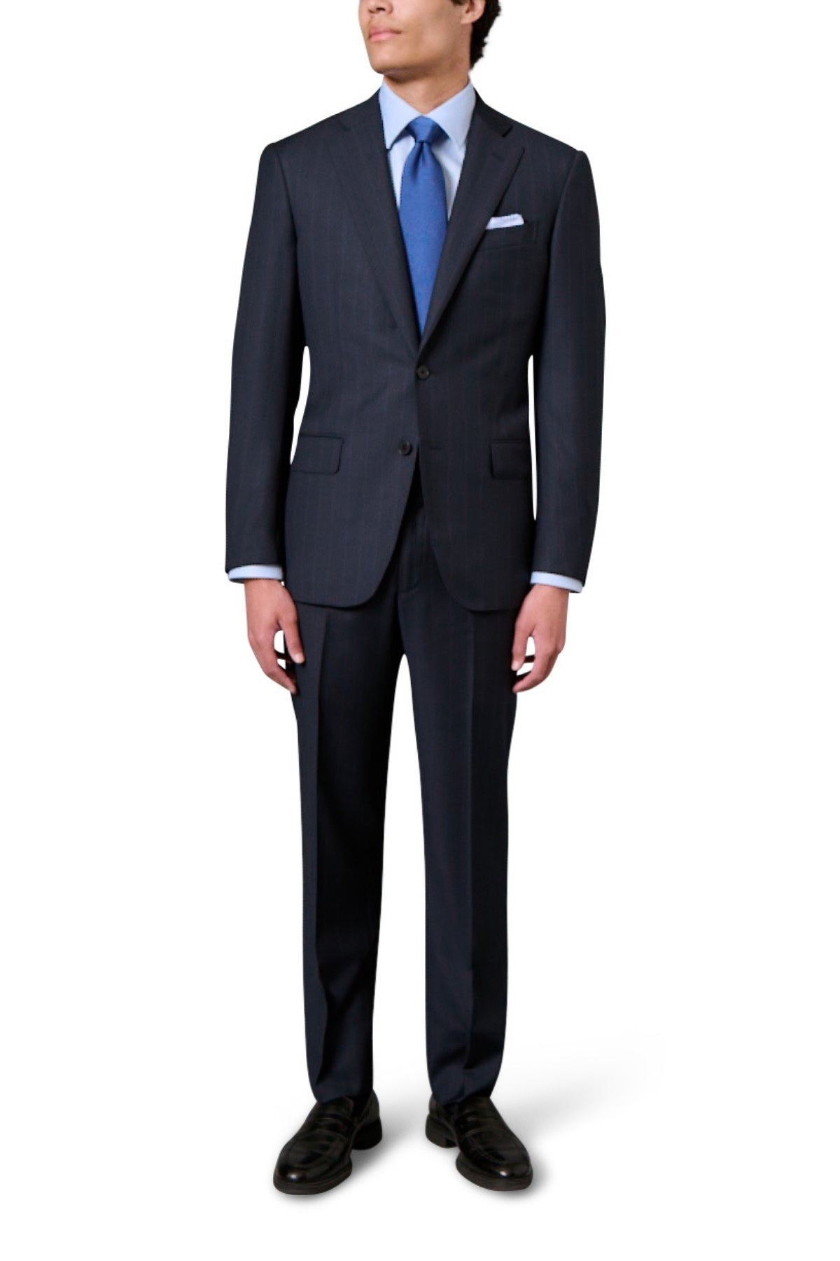 Navy Stripe Suit-Scuderi-Boyds Philadelphia